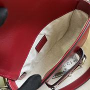 	 Colestore Gucci Horsebit 1955 Mini Shoulder Bag Red - 5