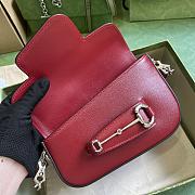 	 Colestore Gucci Horsebit 1955 Mini Shoulder Bag Red - 6