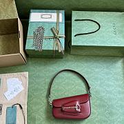 	 Colestore Gucci Horsebit 1955 Mini Shoulder Bag Red - 3