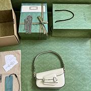 	 Colestore Gucci Horsebit 1955 Mini Shoulder Bag White - 4