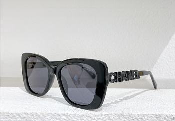 Colestore Chanel SunGlasses Women Black Logo 