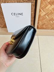Colestore Celine Mini Triomphe Teen Besace Black Size 19x15x6cm  - 6