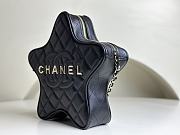 Colestore Chanel Star Handbag Metallic Lambskin & Gold-Tone Metal Black  - 5