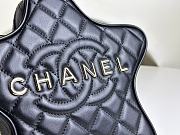 Colestore Chanel Star Handbag Metallic Lambskin & Gold-Tone Metal Black  - 2