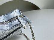 	 Colestore Chanel Star Handbag Metallic Lambskin & Gold-Tone Metal Silver - 5