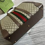 	 Colestore GUCCI Ophidia Supreme Large Leather Tote Bag 724665 Brown Size 43x35x18.5cm - 4