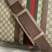 	 Colestore GUCCI Ophidia Supreme Large Leather Tote Bag 724665 Brown Size 43x35x18.5cm - 3