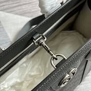Colestore GUCCI Ophidia Supreme Large Leather Tote Bag 724665 Grey Size 43x35x18.5cm - 2