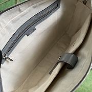 COLESTORE GUCCI JUMBO BRIEFCASE GREY LEATHER SIZE 40×29×6 - 6