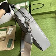 COLESTORE GUCCI JUMBO BRIEFCASE GREY LEATHER SIZE 40×29×6 - 5
