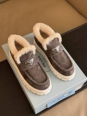 	 Colestore Prada Suede Loafer Booties Brown Size 35-41 - 1