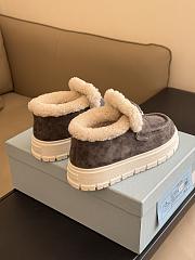 	 Colestore Prada Suede Loafer Booties Brown Size 35-41 - 5