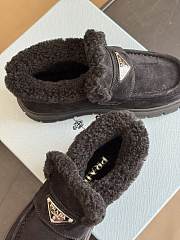 	 Colestore Prada Suede Loafer Booties Black Size 35-41 - 4