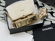 	Colestore Chanel Mini Flap Bag & Star Coin Purse Metallic Calfskin & Gold-Tone - 3