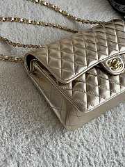 Colestore Chanel Flap Bag Metalic Gold Lambskin 25cm - 4
