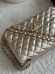 Colestore Chanel Flap Bag Metalic Gold Lambskin 25cm - 3