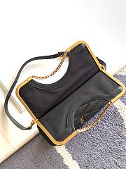 	 Colestore Ysl 87 In Quilted Lambskin Black Size 26*26.5*5 - 2