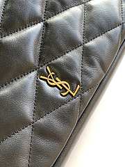 	 Colestore Ysl 87 In Quilted Lambskin Black Size 26*26.5*5 - 5