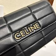 	 Colestore Celine Matelasse Monochrome Black Gold Hardware Size 24x15x5cm - 3