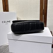 	 Colestore Celine Matelasse Monochrome Black Silver Hardware Size 24x15x5cm - 3