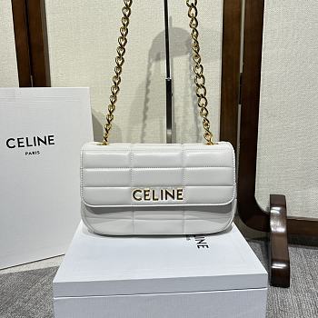 	 Colestore Celine Matelasse Monochrome White Size 24x15x5cm