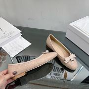 Colestore Dior Ballet Flat Nude Quilted Cannage Calfskin - 3