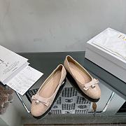 Colestore Dior Ballet Flat Nude Quilted Cannage Calfskin - 4