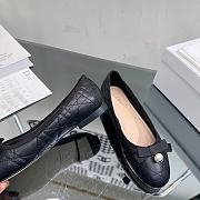 	 Colestore Dior Ballet Flat Black Quilted Cannage Calfskin - 5