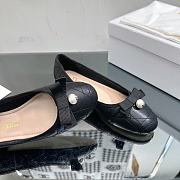 	 Colestore Dior Ballet Flat Black Quilted Cannage Calfskin - 3