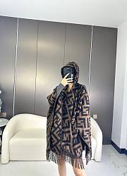 Colestore Fendi Cashmere And Wool Poncho - 1