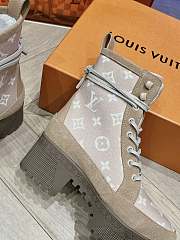 Colestore Louis Vuitton Laureate Platform Desert Boot White  - 5