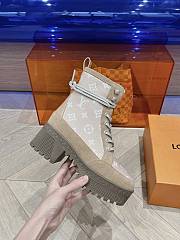 Colestore Louis Vuitton Laureate Platform Desert Boot White  - 6