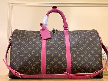 Colestore Keepall Bandoulière 50 M46773 Fuchsia Size 50.0 x 29.0 x 23.0