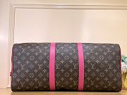Colestore Keepall Bandoulière 50 M46773 Fuchsia Size 50.0 x 29.0 x 23.0 - 4