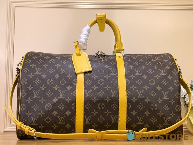 	 Colestore Keepall Bandoulière 50 Jaune Mat M46771 Size 50.0 x 29.0 x 23.0 - 1