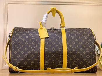 	 Colestore Keepall Bandoulière 50 Jaune Mat M46771 Size 50.0 x 29.0 x 23.0