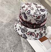 	 Colestore D-Bobby Toile De Jouy Mexico Small Brim Bucket Hat Pink - 6