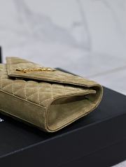 Colestore YSL Envelope Dark Green Size 21×13×6cm - 5