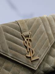 Colestore YSL Envelope Dark Green Size 21×13×6cm - 2
