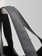 Colestore YSL Bea In Grained Leather Black 50×28×18cm - 5