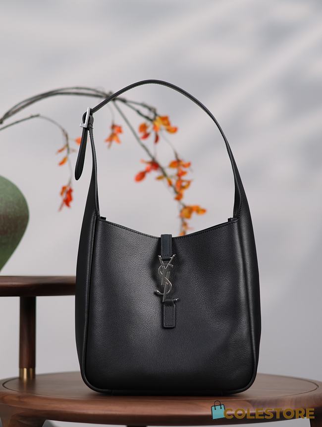 	 Colestore Small Le 5 A 7 Supple Shoulder Bag Black 23×22×8.5cm - 1