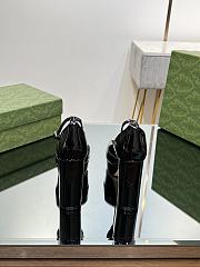 	 Colestore Gucci Women's Platform Pump With Double G Black Patent Leather - 3