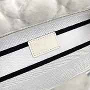 Colestore Dior - Medium Lady D-Lite Bag Latte Cannage Shearling - Women White  - 2