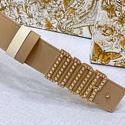 Colestore Dior D-fence Belt Latte Smooth Calfskin 3cm - 5