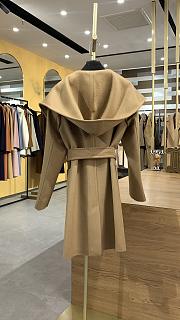 	 Colestore Max Mara Women's Rialto Hooded Coat Beige - 4