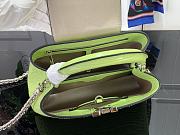 Colestore Louis Vuitton Capucine Mini Crocodile Green Size 21x14x8cm - 3