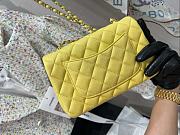 Colestore Chanel Classic Flap Mini Yellow Size 20cm - 4