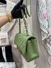 	 Colestore Chanel Classic Flap Mini Green Size 20cm - 3