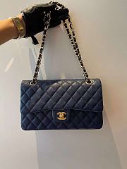 	 Colestore Chanel Classic Flap Blue Size 25cm - 2