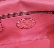 	 Colestore Fendi Pink Selleria Bag With Oversized Topstitching - 2